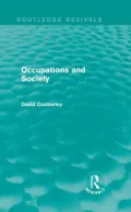 Occupations and Society (Routledge Revivals)