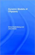 Dynamic Models of Oligopoly