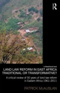 Land Law Reform in Eastern Africa