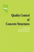 Quality Control of Concrete Structures : Proceedings of the Second International Rilem/Ceb Symposium