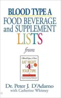Blood Type A: Food, Beverage and Supplemental Lists