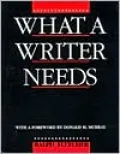 What a Writer Needs