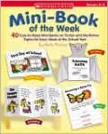 Mini Book of the Week Grades K-2