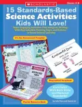 Book cover of 15 Standards-Based Science Activities Kids Will Love!