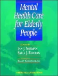 Mental Health Care for Elderly People
