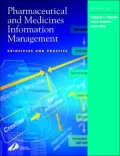 Textbook of Pharmaceutical Information