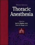 Thoracic Anesthesia