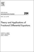 Theory And Applications Of Fractional Differential Equations