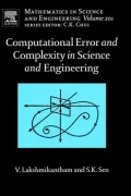 Computational Error and Complexity in Science and Engineering: Computational Error and Complexity, Vol. 201