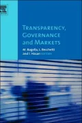 Transparency, Governance and Markets