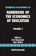 Handbook of the Economics of Education, Vol. 2