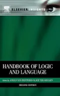 Handbook of Logic and Language