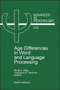 Age Differ. Word & Language Aip110, Vol. 110