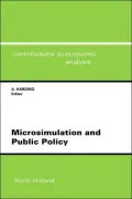 Microsimulation and Public Policy