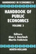 Handbook of Public Economics, Vol. 3
