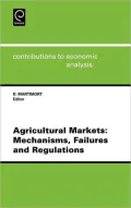 Agricultural Markets: Mechanisms, Failures and Regulations