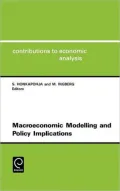 Macroeconomic Modelling and Policy Implications Cea 216contributions to Economic Analysis, Vol.216
