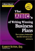 Rich Dad's Advisors: The ABC's of Writing Winning Business Plans: How to Prepare a Business Plan That Others Will Want to Read
