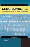 Geographic Information Science Mastering the Legal Issues