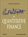 Paul Wilmott on Quantitative Finance