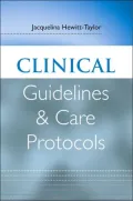 Clinical Guidelines and Care Protocols