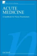 Acute Medicine: A Handbook for Nurse Practitioners