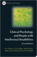 Clinical Psychology and People With Intellectual Disabilities (Wiley Series in Clinical Psyc...