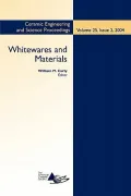Whitewares And Materials Ceramic Engineering And Science Proceedings, Issue 2, 2004