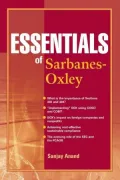 Essentials of Sarbanes-Oxley