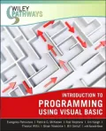 Introduction to Programming Using Visual Basic