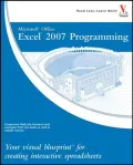 Microsoft Office Excel 2007 Programming : Your visual blueprint for creating interactive Spreadsheets