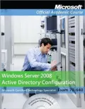 MOAC 70-640: Windows Server 2008 Active Directory Configuration, Package