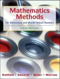 Mathematics Methods for Elementary and Middle School Teachers