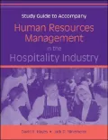 Human Resources Management in the Hospitality Industry