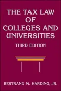 The Tax Law of Colleges and Universities