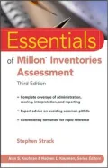Essentials of Millon Inventories Assessment
