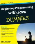 Beginning Programming With Java for Dummies