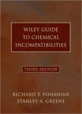 Wiley Guide to Chemical Incompatibilities