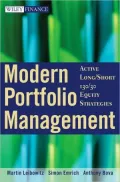 Modern Portfolio Management: Active Long/Short 130/30 Equity Strategies