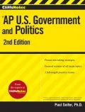 CliffsNotes AP U.S. Government and Politics