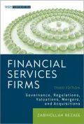 Financial Services Firms: Governance, Regulations, Valuations, Mergers, and Acquisitions