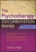 Book cover of The Psychotherapy Documentation Primer