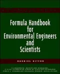 Formula Handbook for Environmental Engineers and Scientists