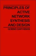 Prin Active Network Synthesis & Design