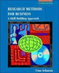 Research Methods for Business A Skill-Building Approach  North American Edition
