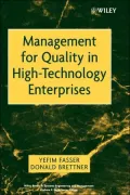 Management for Quality in High-Technology Enterprises