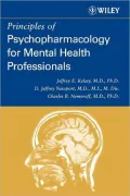 Principles Of Psychopharmacology For Mental Health Professionals