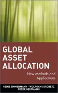 Global Asset Allocation: New Methods and Applications