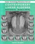 Contemporary Linear Algebra, MAPLE Technology Resource Manual