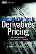 Quantitative Methods in Derivatives Pricing An Introduction to Computational Finance